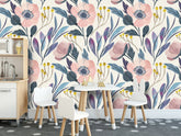Botanical Pattern Flowers  Wallpaper